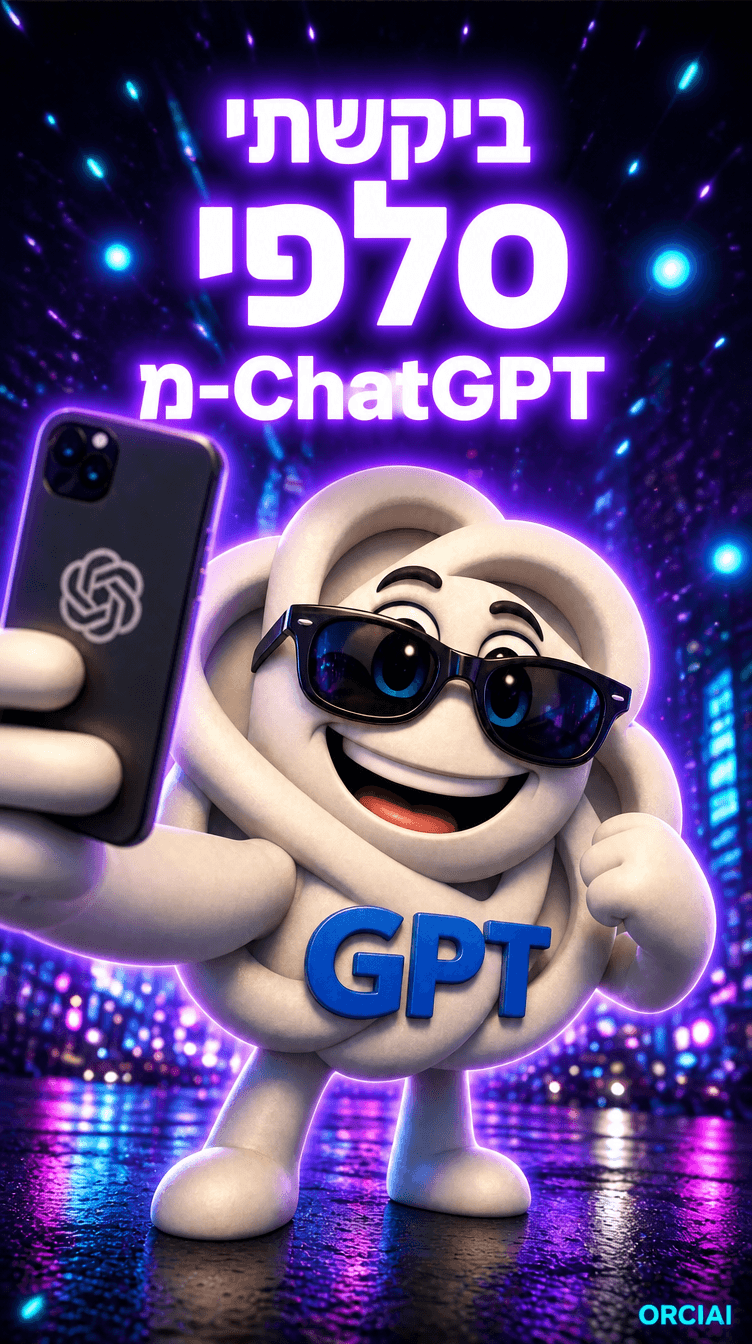 ביקשתי מ-ChatGPT סלפי